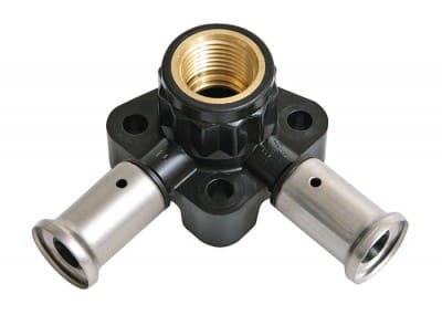 HENCO - CAPPELLOTTO CPL3PK200420 TERMINALE PVDF DOPPIO C/STAFFA20X1/2 X20