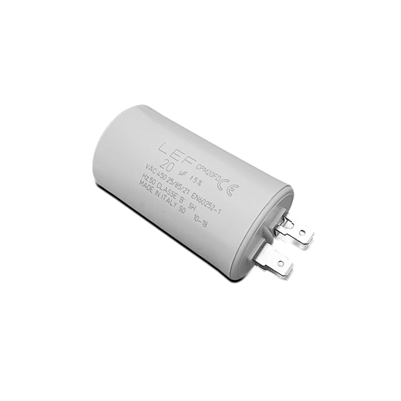 LEF LIGHTING SRL LEFCPM1FD COND. PLAST. X MOTORE 450V 1UF 2 FASTON