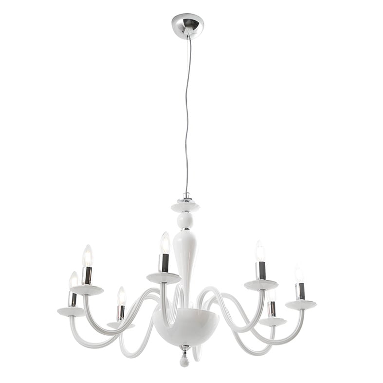 ROSSINI RSSCRI001B SOSPENSIONE IN VETRO BIANCO E14 IP20 84C