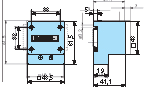 CROUZET CRO26546845 DIN RAIL ADAPTOR, CHM48 ELECTROMECHANICA