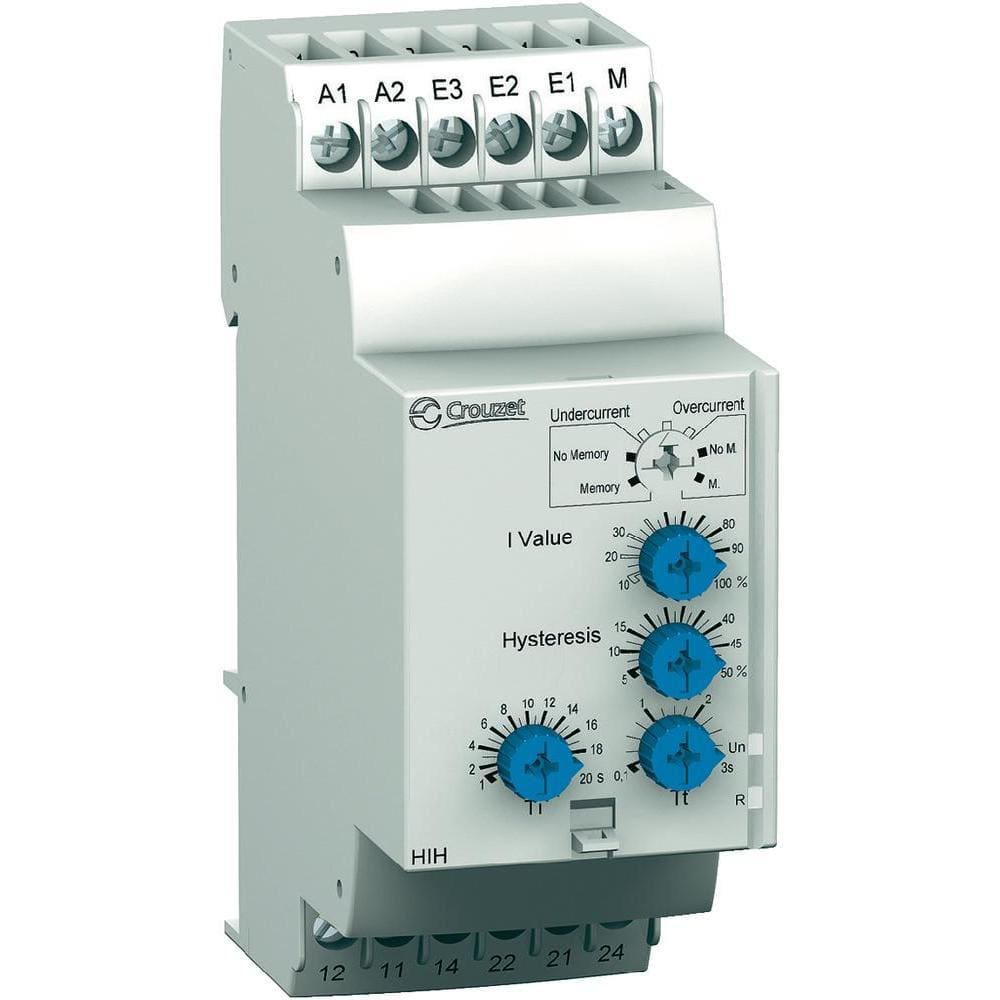 CROUZET CRO84871130 CURRENT MONITORING RELAY HIH, 24-240 VAC