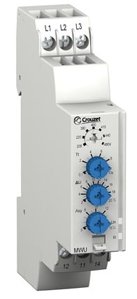 CROUZET CRO84873025 PHASE MONITORING RELAY MWUA, 208-480 VAC