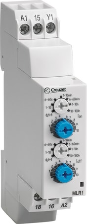 CROUZET CRO88827155 CHRONOS 2 TIMER MLR1, 24 VDC / 24-240 VA
