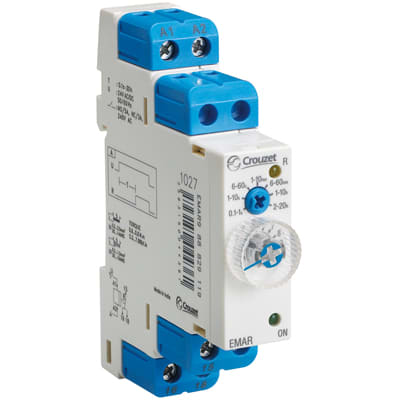 CROUZET CRO88829117 ESSENTIAL TIMER EMAR7, 240 VAC, 1 C/O, 5