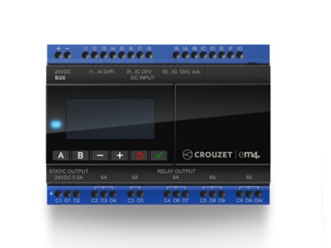 CROUZET - CRO88981106 EM4 NANO-PLC LOCAL, B26 STARTER KIT, 26