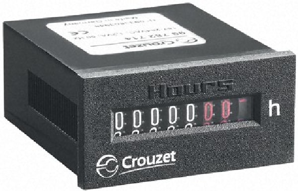 CROUZET CRO99782810 ELECTROMECHANICAL HOUR COUNTER CHM48X24,