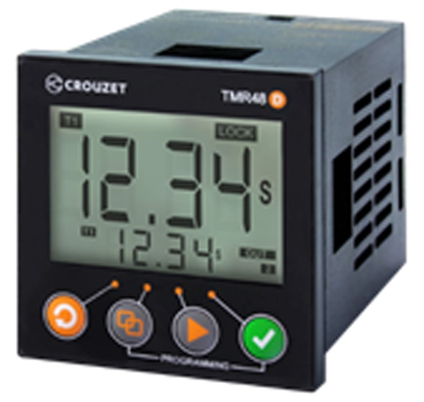 CROUZET CROMDE1R0524U SYR-LINE TIMER TMR48D MDE1, 24 VAC/DC, 1