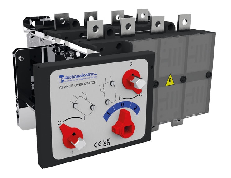 TECHNOELECTRIC SRL - TEH130028 COMMUTATORE SOVRAPPOSTO CON MANIGLIA BLO