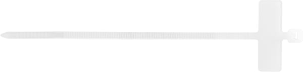 INTERCABLE SRL INRCTT2510 FASCETTE NYLON CON TARGHETTA 100X2,5
