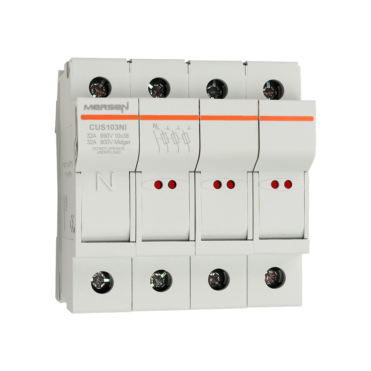 MERSEN ITALIA SPA XESY1062713 MODULOSTAR CUS10 3PPIU NEUTRO CON IND UR