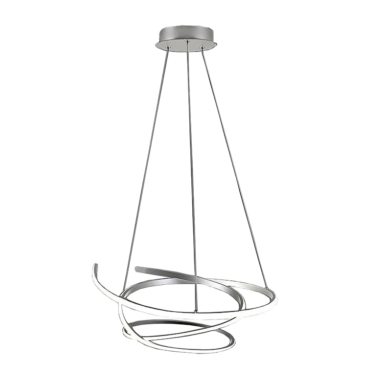 ROSSINI RSSCUV003ARS SOSPENSIONE ARGENTO SATINATO LED 45W IP2