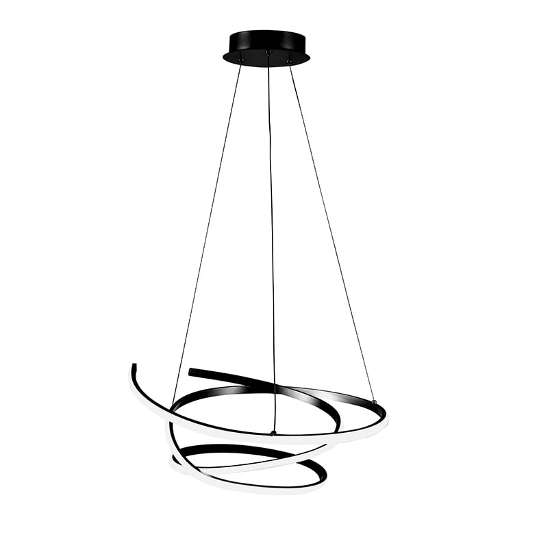 ROSSINI RSSCUV003N SOSPENSIONE NERA LED 45W IP20 3000K CRI8