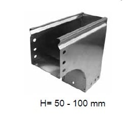 LUCIANO RUSSO SRL - LRSCVV201Z9 CUR VERT 90 CON VP + COP 200X100MM SENDZ