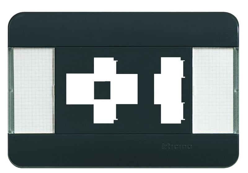 BTICINO BTIC9803/TGR BTNET - PLACCA AUTOP 3P NERA KEYSTONE