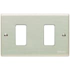 BTICINO - BTI503/2 MAGIC - PLACCA CON VITI A 2 POSTI OXIDAL