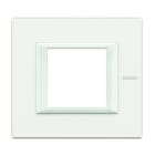 BTICINO - BTIHA4802HD AXOLUTE - PLACCA 2P BIANCO AXOLUTE