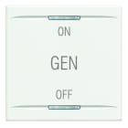 BTICINO - BTIHD4911M2AF AXOLUTE - COPRIT ON OFF GEN 2 MOD BIANCO