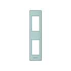 BTICINO - BTILND4812TE Einbaurahmen LIVINGLIGHT, 1+1-modulig, F