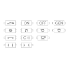 BTICINO - BTIN4916KIT Symbol-Kit Axial Weiss