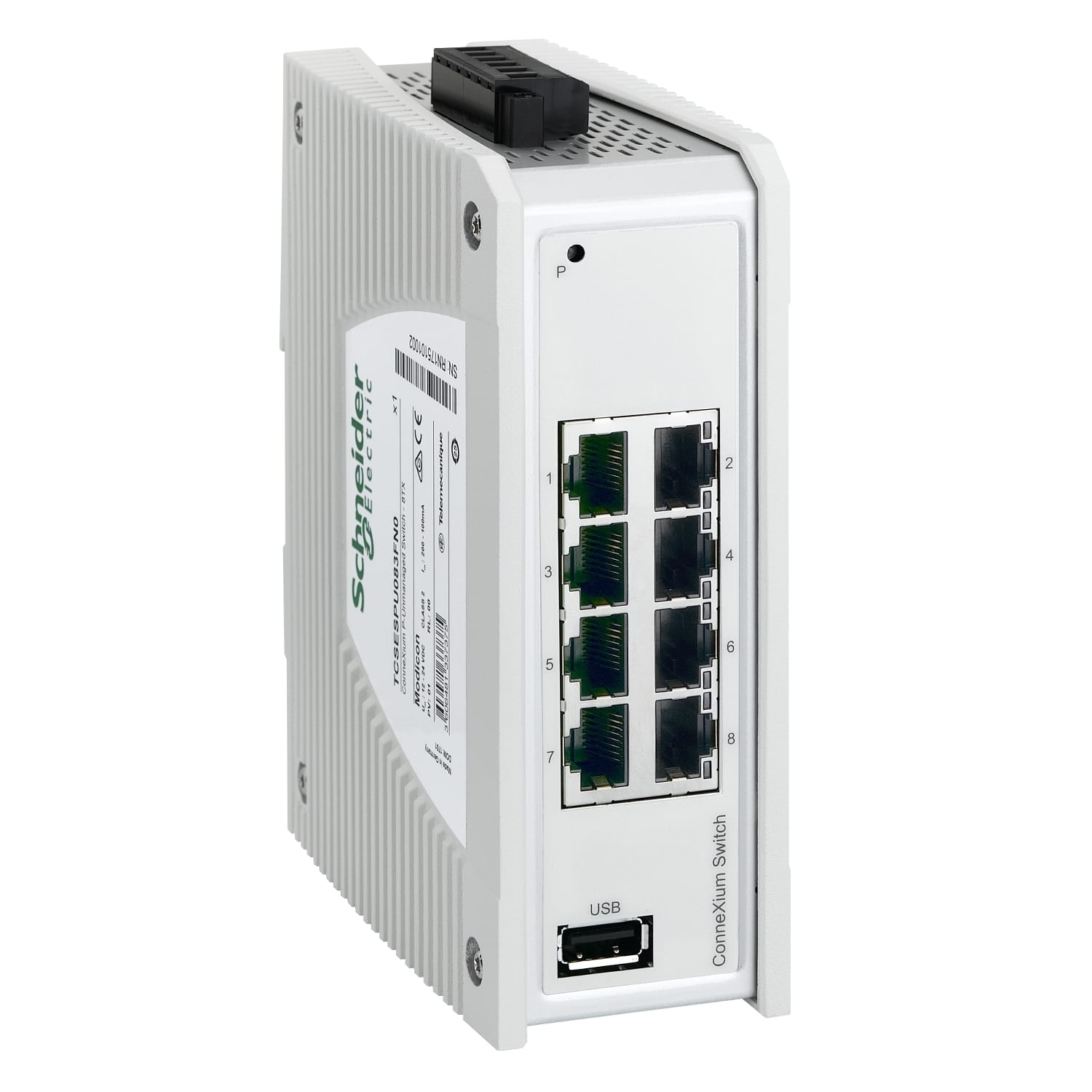 SCHNEIDER ELECTRIC - SNRTCSESPU083FN0 ConneXium Premium non gestito - 8 porte per rame