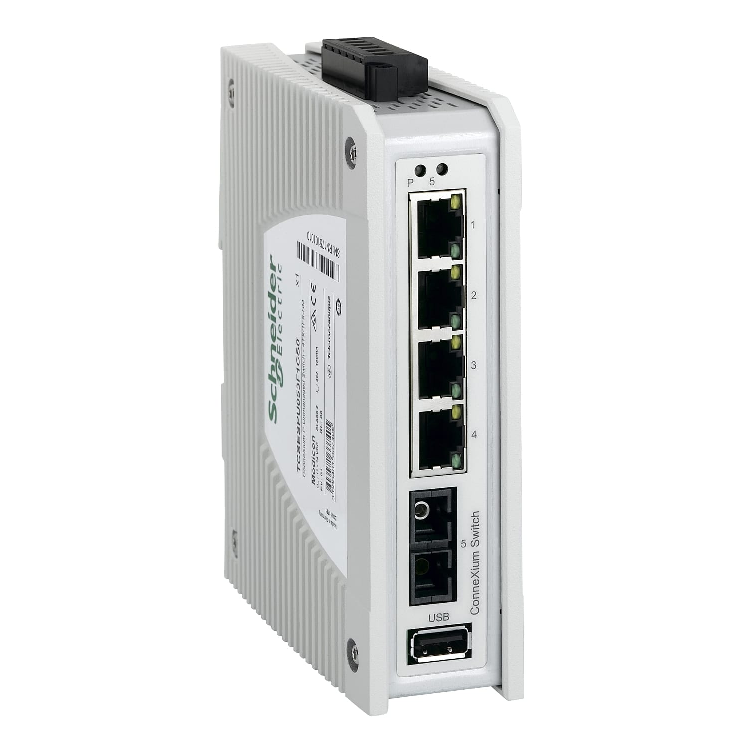 SCHNEIDER ELECTRIC - SNRTCSESPU053F1CS0 Premium Unmanaged Switch 4TX/1FX-SM