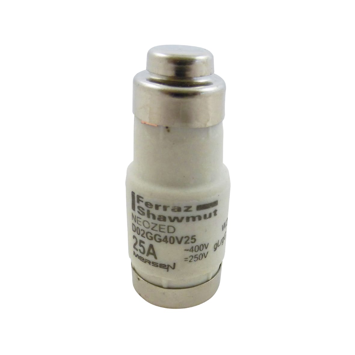 MERSEN ITALIA SPA XESW213160 FUS. BT NDZ GG D02 400VAC/250VDC 25A GIA