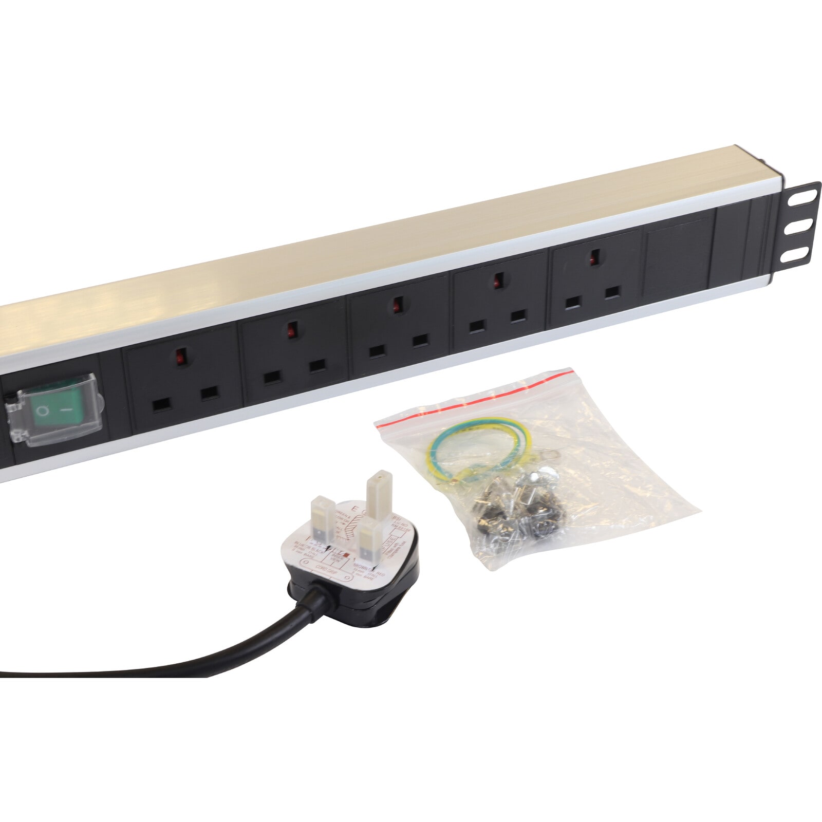 MAYFLEX UK LIMITED EXLD13-5H-EXL Excel Horizontal PDU 5xUK Passive 13A UK