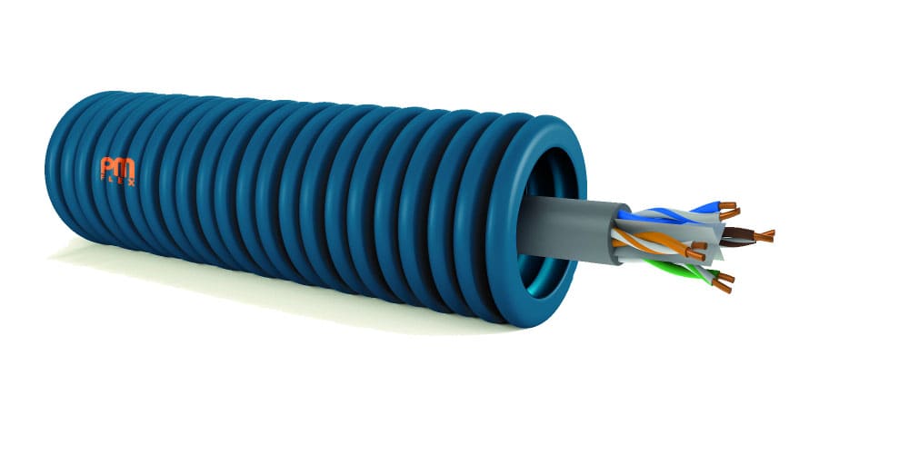 PM FLEX SRL - PMPD2Q ICTA20 BLU + UTP 6 LSZH 4X2X23AWG VE