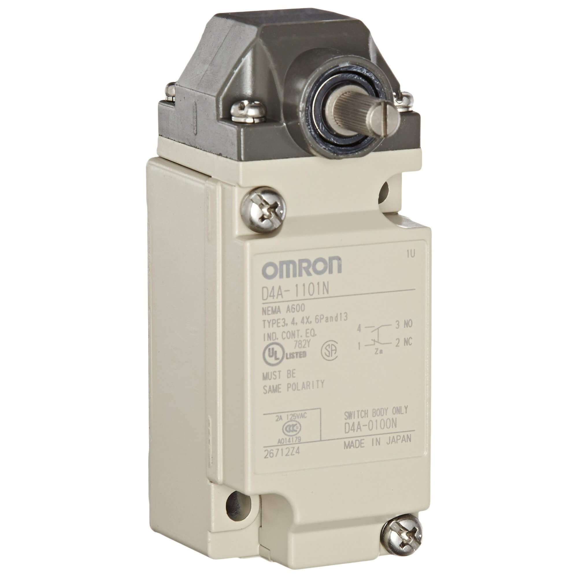 OMRON - OMRD4A2501N-1058090 FINECORSA- QUADRIPOLARE A DOPPIA INTERRU