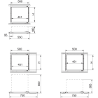 SCHNEIDER ELECTRIC - SNRNSYRSWP6 Telaio rack girevole 6 U L600/800