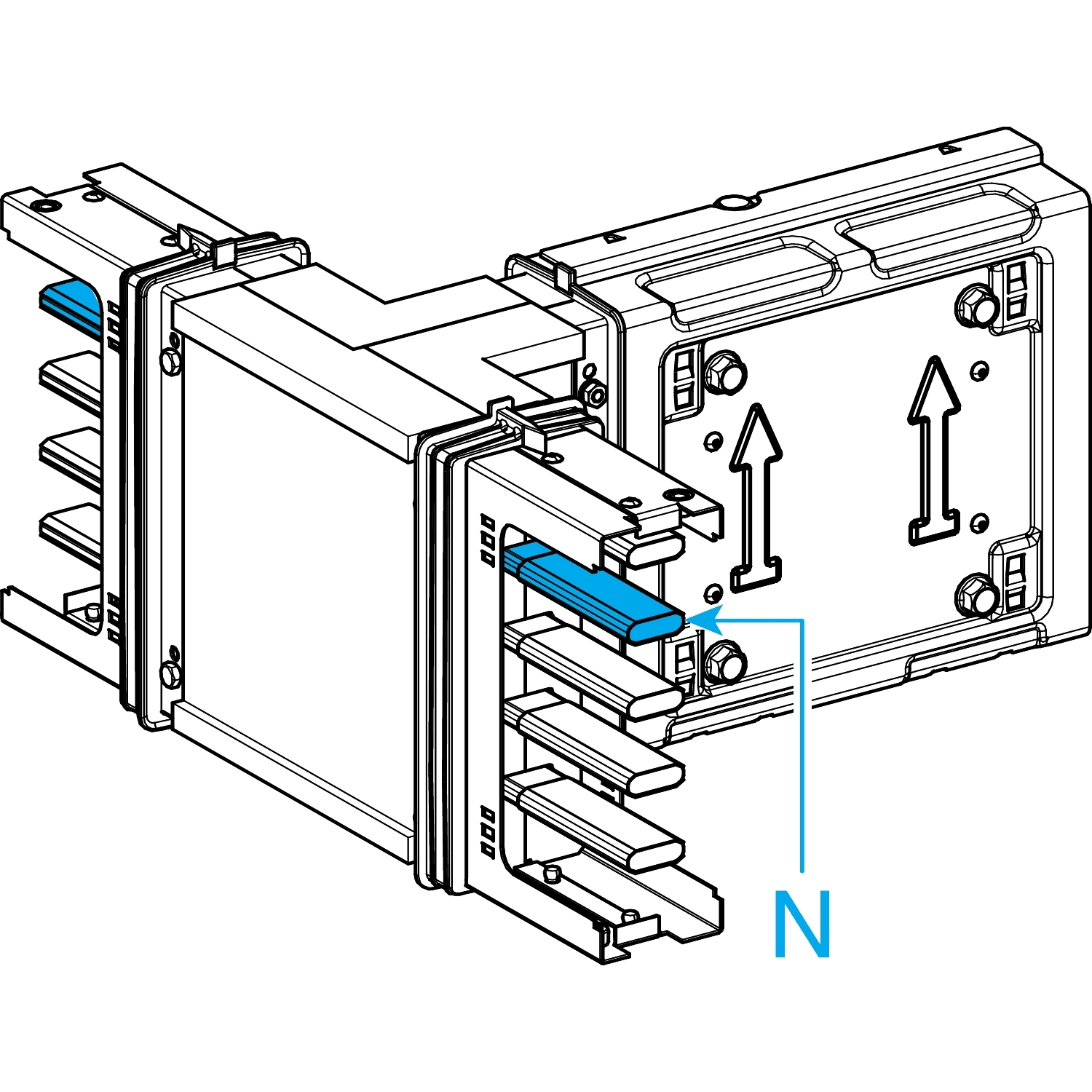 SCHNEIDER ELECTRIC - SNRKSA250DTC40 KSA T-Element, 250A, Standardlange
