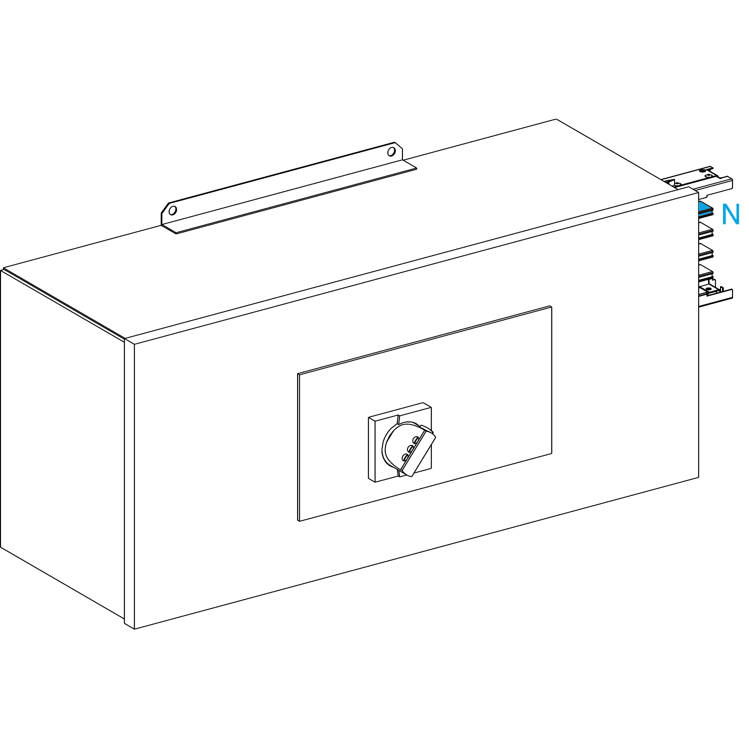 SCHNEIDER ELECTRIC - SNRKSA250ABGD4 Canalis - Unità alimentazione SX protetta 3L+N+PE 250 A