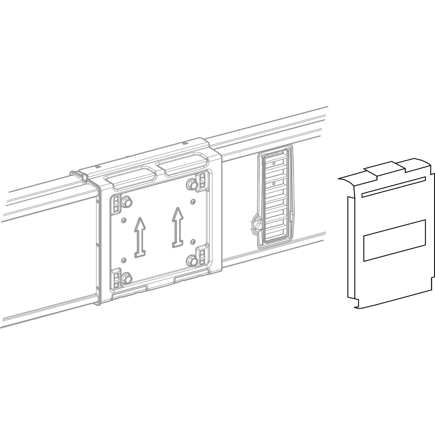 SCHNEIDER ELECTRIC - SNRKSE80YB2 Otturatore presa