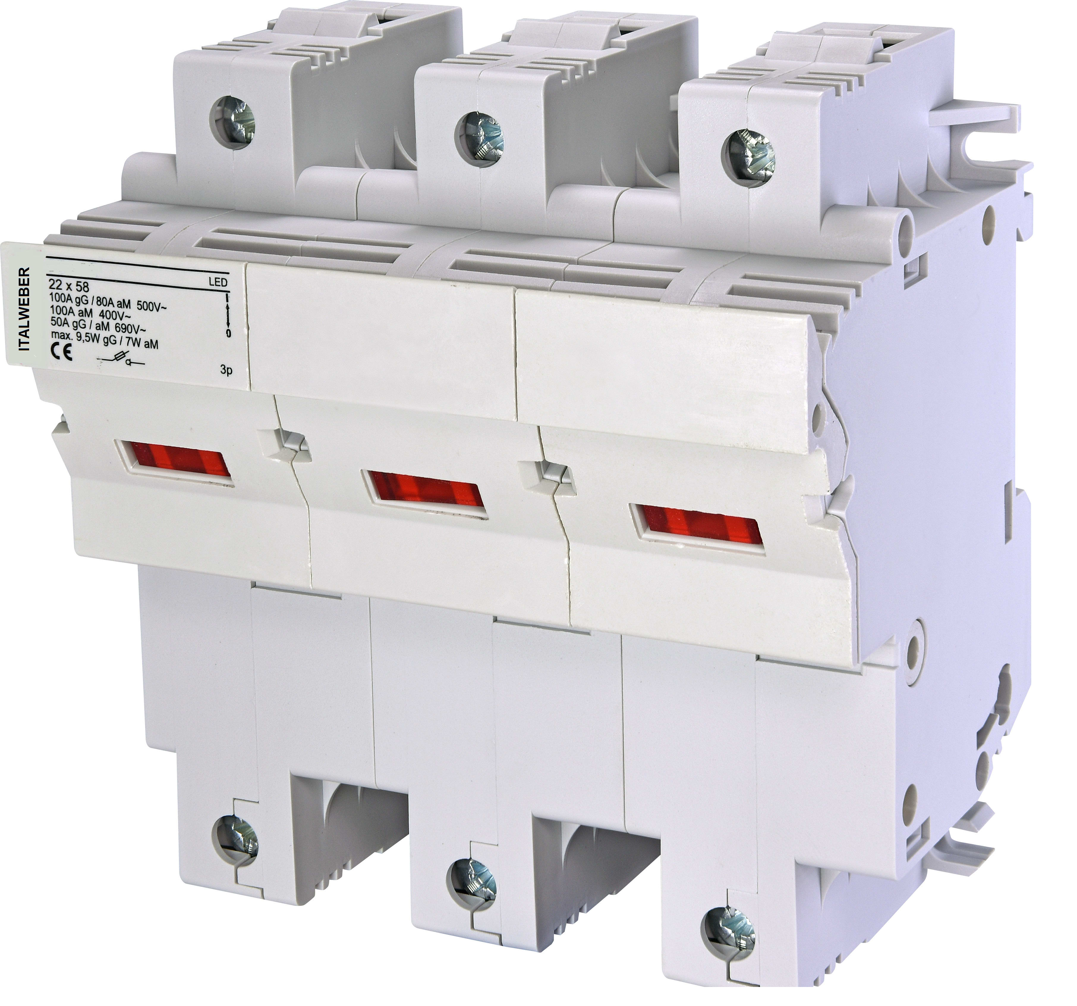 ITALWEBER SPA ITW2344358 PORTAF SEZ.SDCH 3X58 100A 690V