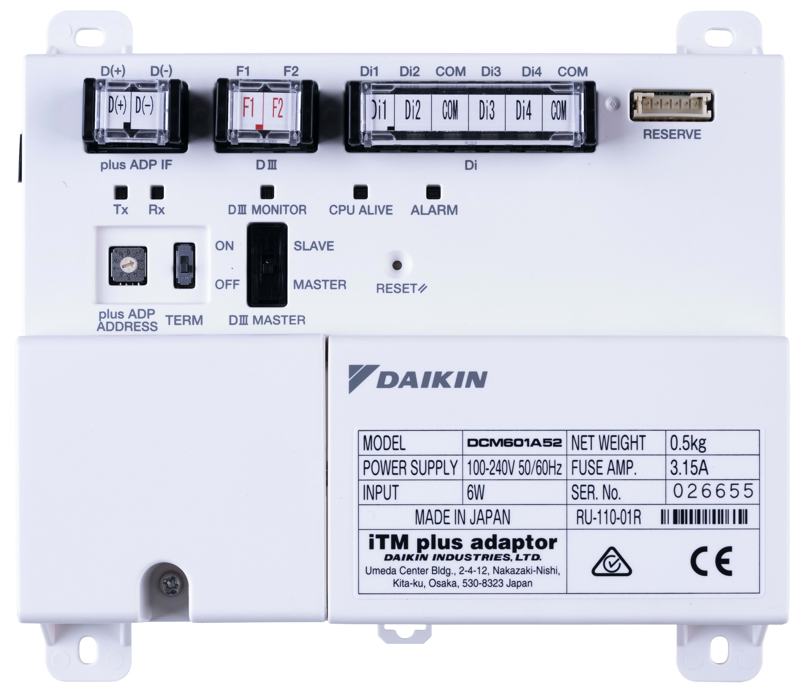 DAIKIN DAKDCM601A52 ADATTATORE PER ITM 1CH D III, 4CH DIGIT