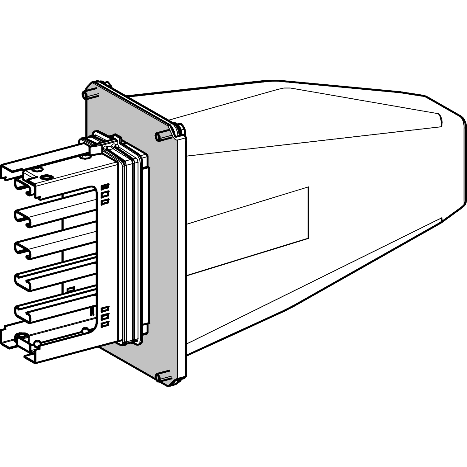 SCHNEIDER ELECTRIC SNRKSA100AB4 KSA Endeinspeisung, 100A, Links- + Recht