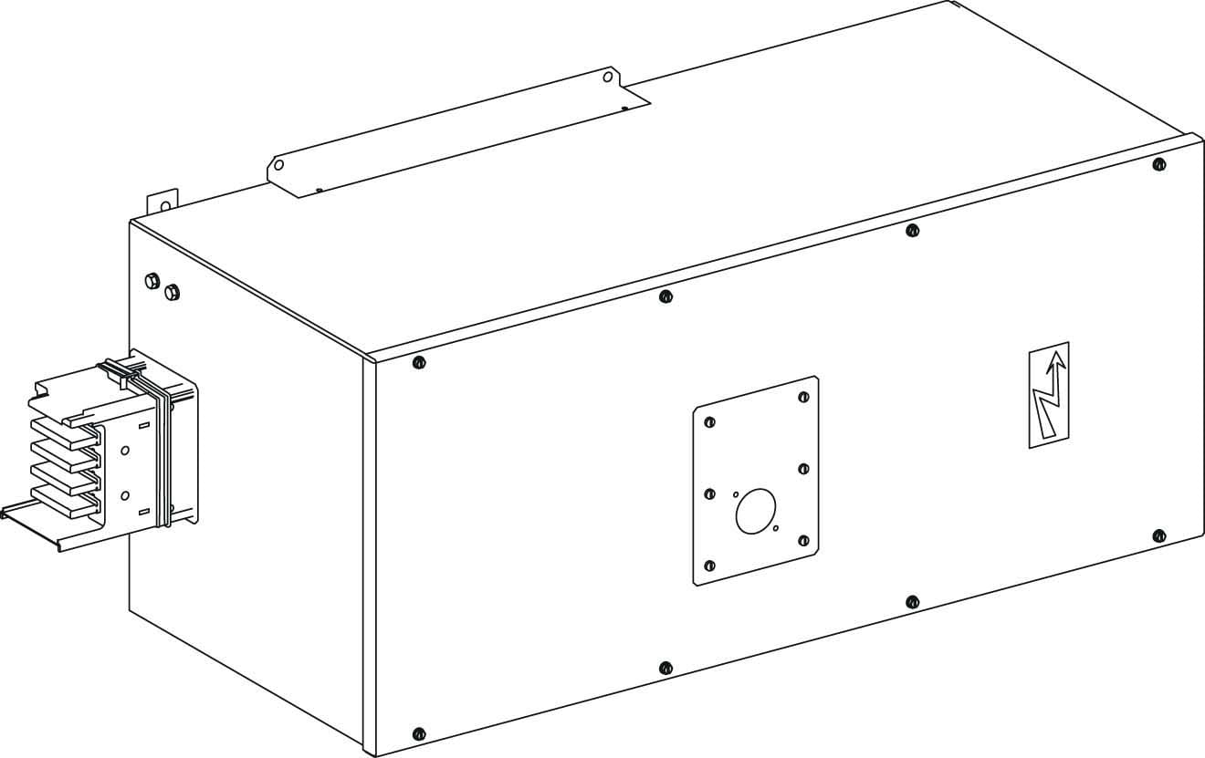 SCHNEIDER ELECTRIC - SNRKSA1000ABGD4 Canalis - Alimentazione sx protetta 3L+N+PE 1000 A