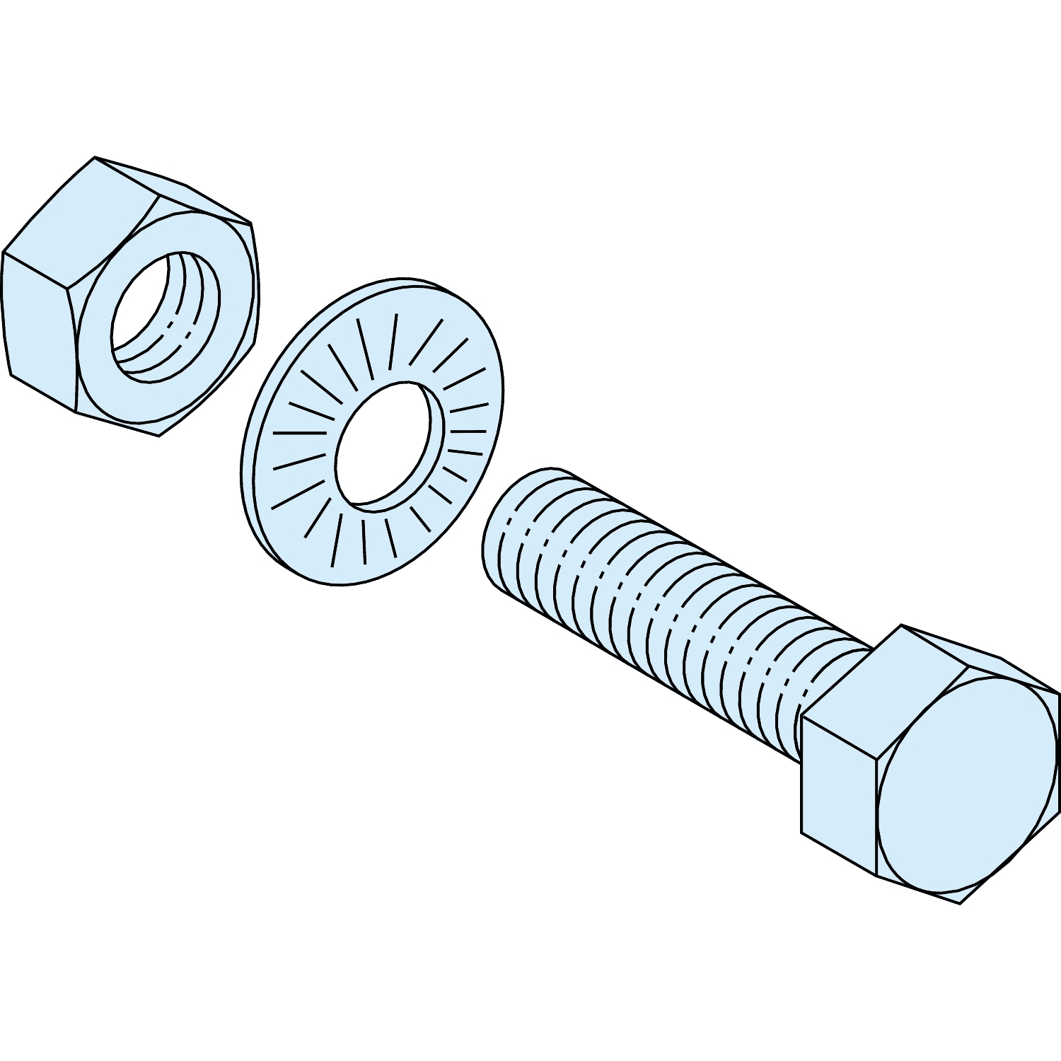SCHNEIDER ELECTRIC - SNRLVS04783 Mounting hardware, LINERGY BS, 21 Bolts, 8.8 Class, M8X25