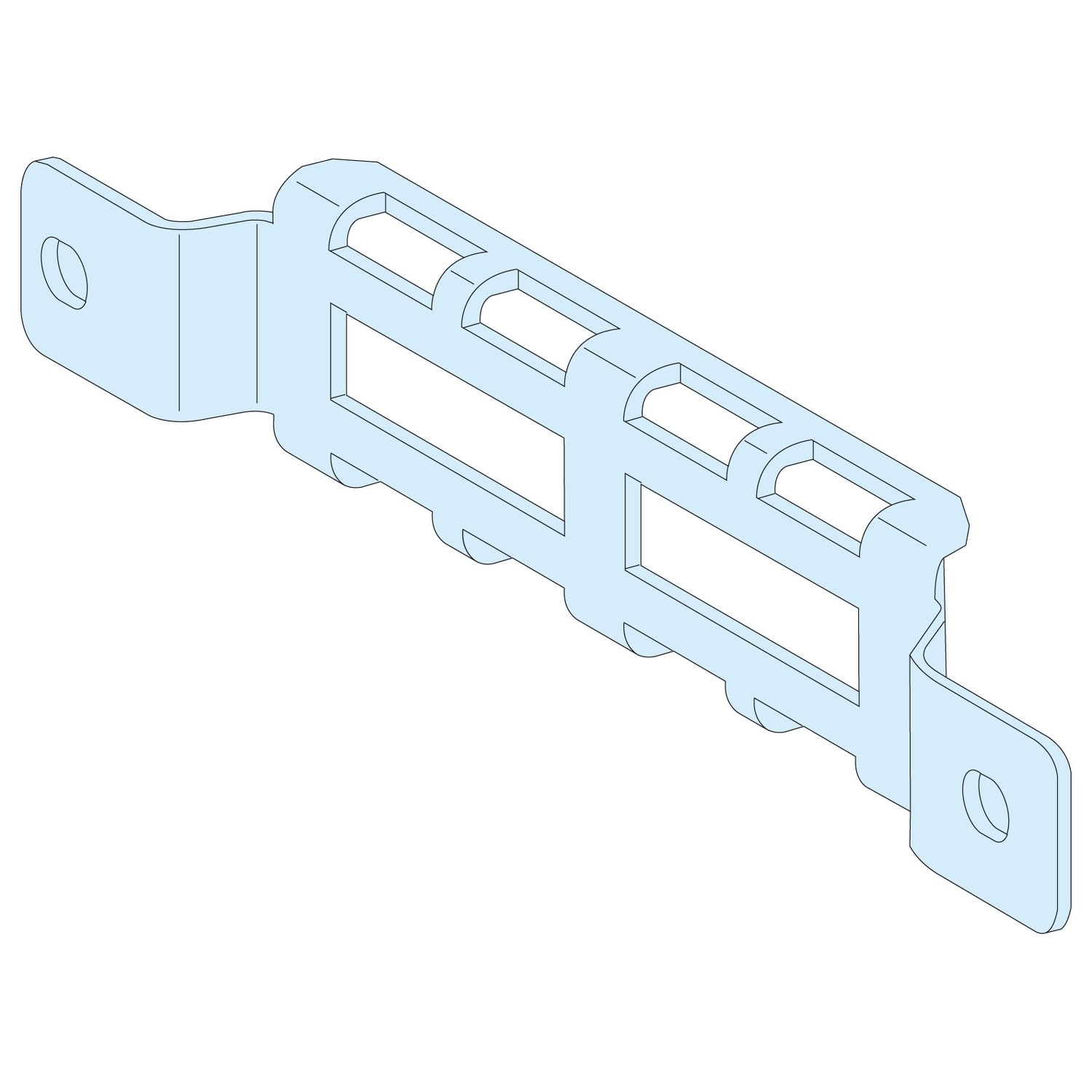SCHNEIDER ELECTRIC SNRLVS08794 4 ADATT.SUPPORTI AMARRAGGIO CAVI P400