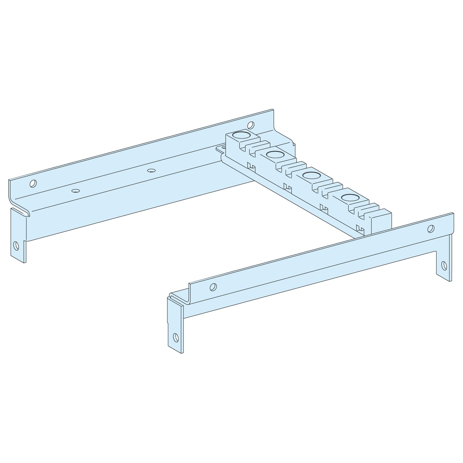 SCHNEIDER ELECTRIC - SNRLVS04666 Unterer Trager f. seitliche vert. 5 od.