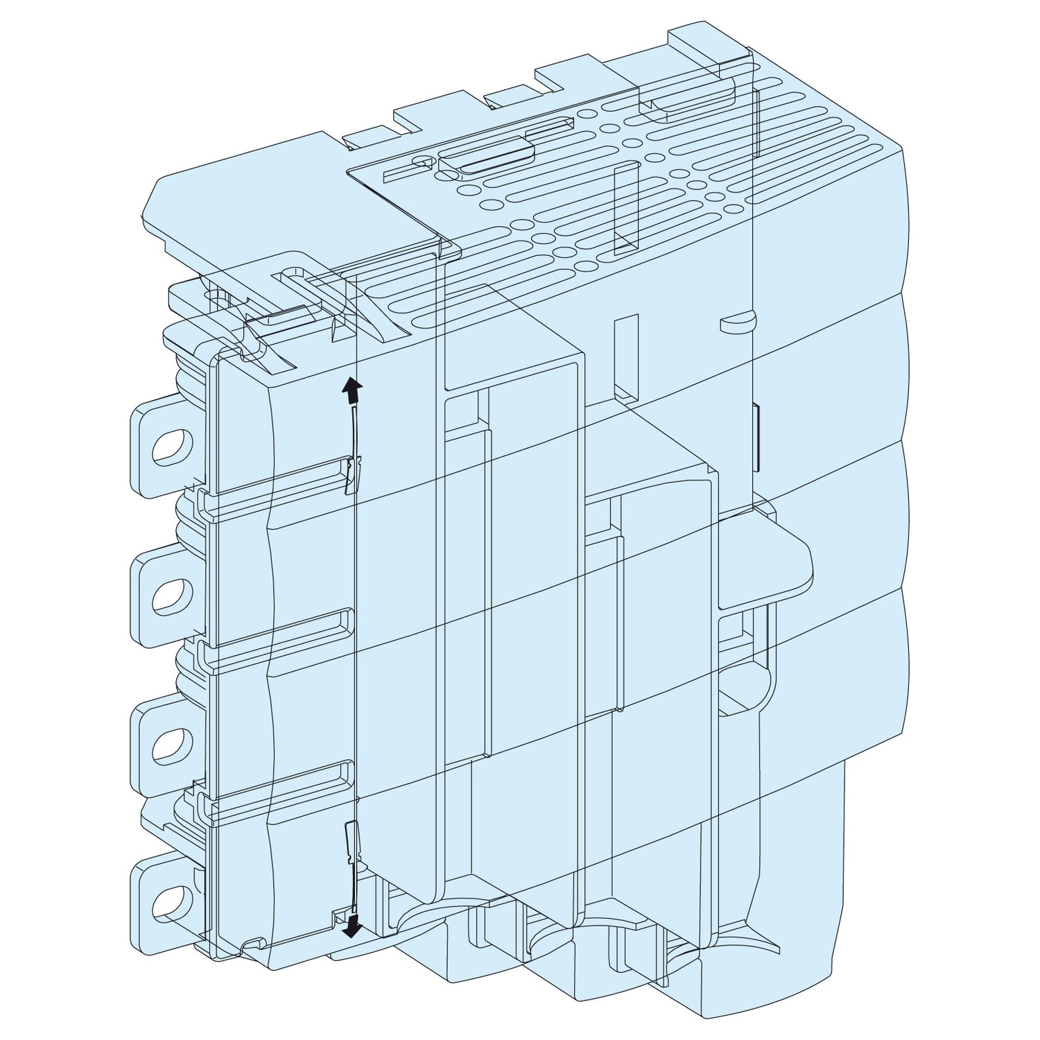 SCHNEIDER ELECTRIC SNRLVS04067 BLOCCO ALIM. NS-INS250 DAL BASSO