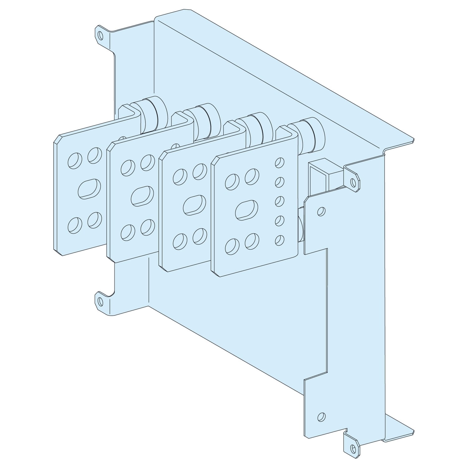 SCHNEIDER ELECTRIC - SNRLVS04460 Coll. a valle 630A 4P