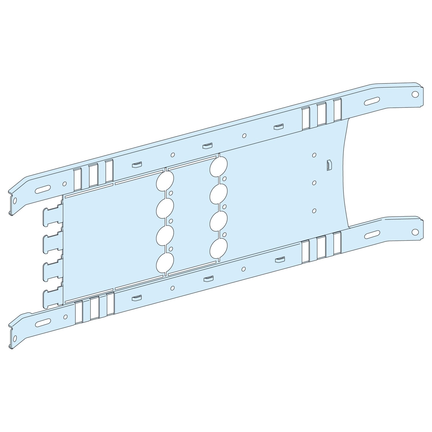 SCHNEIDER ELECTRIC SNRLVS03412 PIASTRA FONDO NSX-INS250 H FISSO/DIR4P
