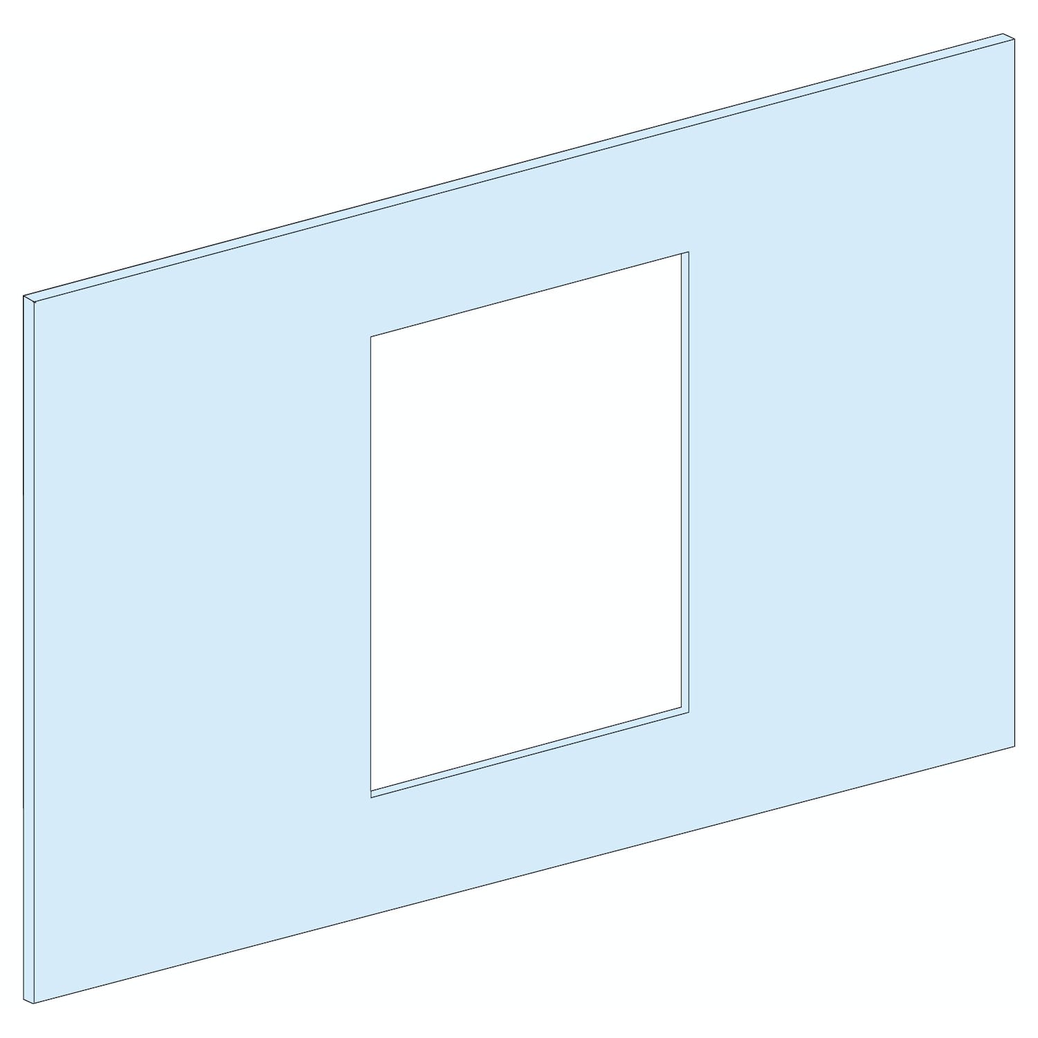 SCHNEIDER ELECTRIC - SNRLVS03701 Piastra frontale NS1600 V fisso telec.