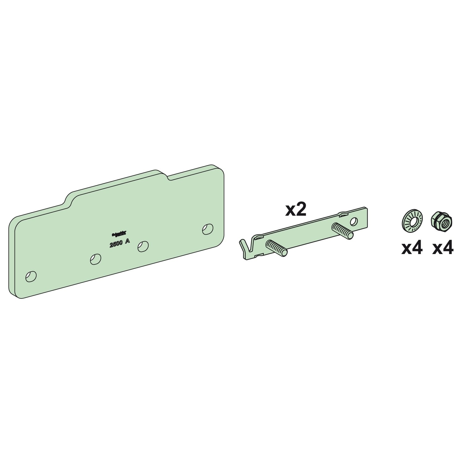 SCHNEIDER ELECTRIC SNRLVS04621 CONN. H/H LINERGY 2000/2500A