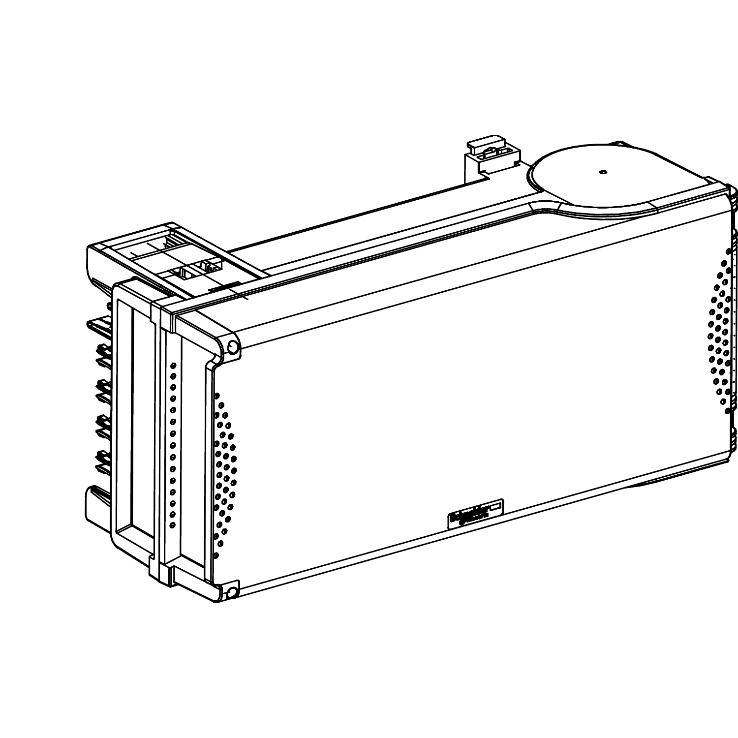 SCHNEIDER ELECTRIC - SNRKSB100SF5 Canalis - Unità di derivazione per fusibile NF - 22 x 58 - 100 A - 3L + PEN