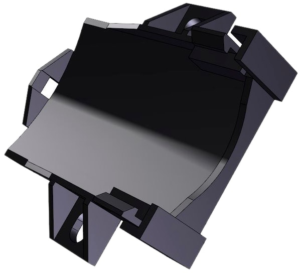 WIELAND ELECTRIC SRL - WIE01.006.1553.1 MOUNTING ADAPTORBLACK