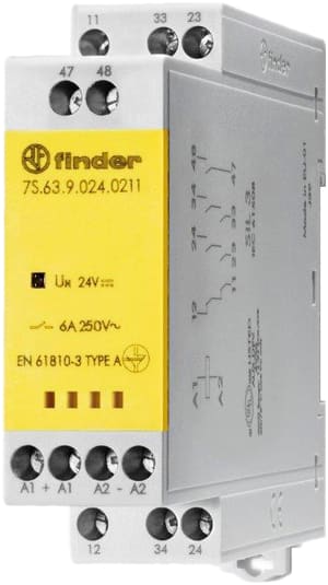 FINDER SPA - FIN7S6390240211 RELE MODULARE CON CONTATTI GUIDATI