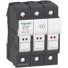 SCHNEIDER ELECTRIC - SNRDF103V PORTAFUSIBILE 32A 10X38 3P CON LED