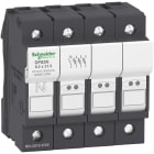 SCHNEIDER ELECTRIC - SNRDF83N Portafusibile TeSys DF 25A - fusibile 8,5x31,5 3P+N